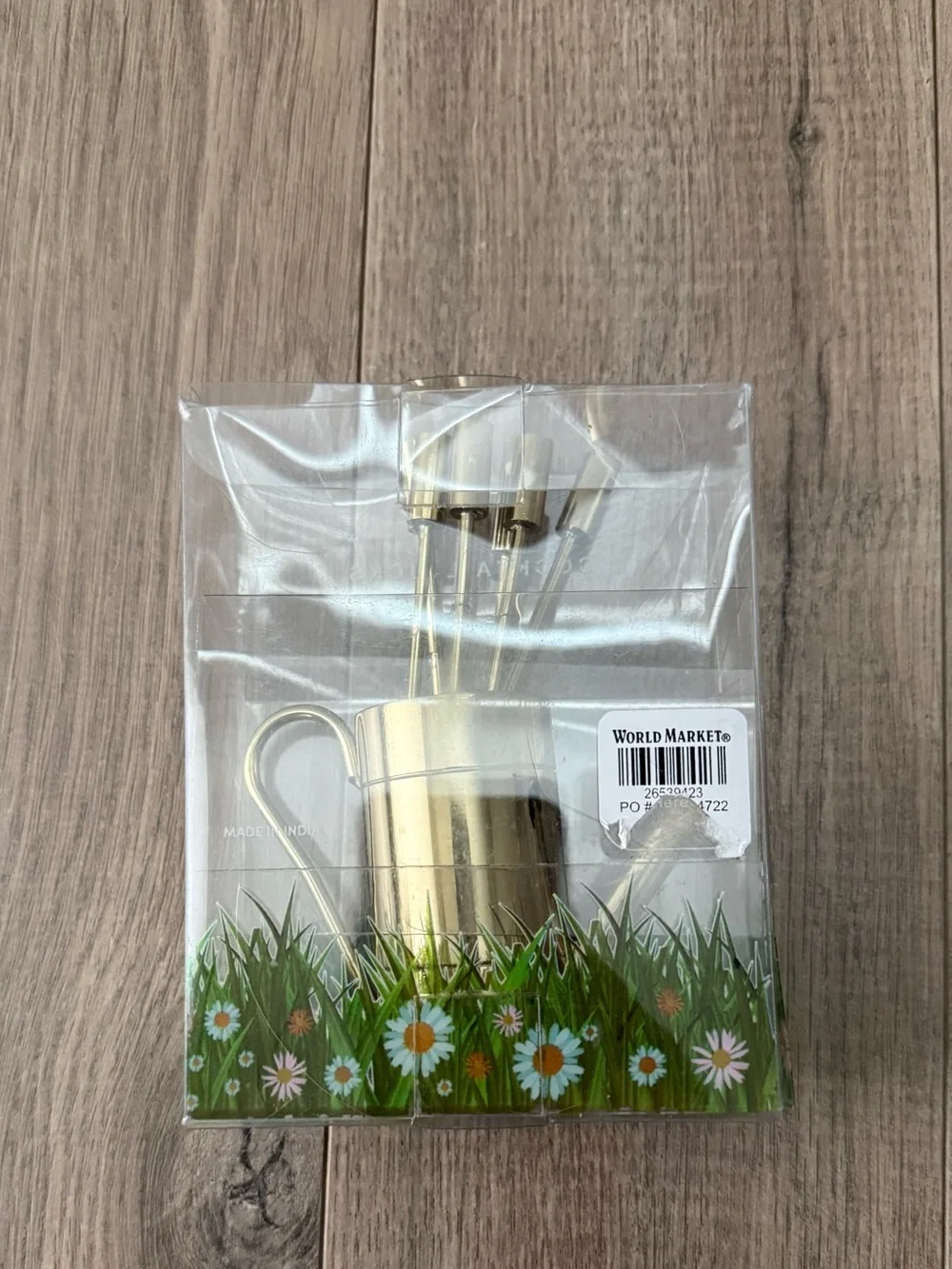 Cute Watering Can Cocktail Picks Set - Decorative Bar Accessory NIB